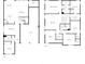 Detailed floor plan showcasing the layout of the home's two floors, including bedrooms, living spaces, and bathrooms at 1472 Rushing Rapids Way, Winter Springs, FL 32708
