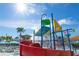 Interactive splash pad with vibrant colors and playful water features for  at 3312 Lilac Wa, Davenport, FL 33897