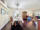 Bright dining room featuring furniture and hardwood floors at 4020 Shawn Cir, Orlando, FL 32826