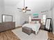 Bright main bedroom features a spacious layout and neutral decor at 629 Nighthawk Cir, Winter Springs, FL 32708