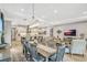 Spacious open-concept layout combining the kitchen, dining, and living areas at 1905 Estuary Ln, Kissimmee, FL 34747