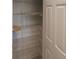 Walk-in pantry features metal racks for organized storage at 2051 Town Pasture Dr, Eustis, FL 32726
