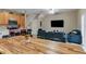 Open floor plan showcasing kitchen and living area, perfect for entertaining and everyday living at 2328 Caravelle Cir, Kissimmee, FL 34746