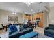 Open-concept living and dining area, perfect for entertaining and Gathering gatherings at 2328 Caravelle Cir, Kissimmee, FL 34746