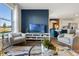 Bright living room featuring contemporary furnishings, stylish decor, and large windows offering natural light at 3178 Partington Blvd, Davenport, FL 33837