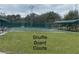 Well-maintained shuffleboard courts with benches and covered areas for leisure at 321 Davinci Pass, Kissimmee, FL 34759