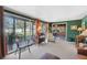 Cozy living room with an open layout, connected to a screened-in porch and dining area at 425 S Woodland St, Winter Garden, FL 34787