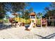 Playground with slides and climbing features in a sand area at 5251 Wildwood Way, Davenport, FL 33837