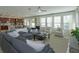 Comfortable living room with view to open kitchen, lots of natural light from the windows at 1077 Fountain Coin Loop, Orlando, FL 32828