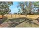 Spacious backyard with new wood fence at 1300 Montego Ln, Orlando, FL 32807