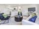 Open living space featuring a modern kitchen, stylish furnishings, and ample natural light at 1300 Montego Ln, Orlando, FL 32807