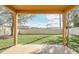 Large backyard with green grass and privacy fence provides plenty of room at 14806 Del Morrow Way, Orlando, FL 32824