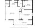 Floor plan showcases primary bedroom, living room, kitchen, bathroom and screened porch at 151 N Orlando Ave # 229, Winter Park, FL 32789