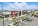 Aerial view of a commercial space with restaurants and parking spaces at 151 N Orlando Ave # 229, Winter Park, FL 32789
