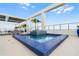 Enjoy a private hot tub with a beautiful blue tiled exterior and luxurious sky views at 260 S Osceola Ave # 601, Orlando, FL 32801