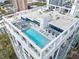 This rooftop pool features sundeck seating, cabanas and city views at 260 S Osceola Ave # 601, Orlando, FL 32801