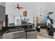 Open concept kitchen with stainless steel appliances and ample counter space at 2856 Broward Ct, Oviedo, FL 32765