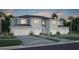 Inviting townhomes with modern curb appeal, featuring attached garages and well manicured landscaping at 3199 Emerald Acres Ln, Sanford, FL 32771