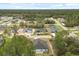 Wide aerial shot of residential neighborhood surrounded by lush green canopy on a sunny day at 3995 Sw 151 Street, Ocala, FL 34473