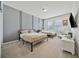Comfortable bedroom featuring two cozy beds, modern décor, and ample natural light, creating a relaxing retreat at 4149 Lana Ave, Davenport, FL 33897