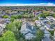 Beautiful aerial shot of the neighborhood, highlighting lush landscaping and upscale residences at 4533 Burke St, Orlando, FL 32814