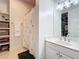 Bright bathroom with a shower and tub combination and updated fixtures at 4533 Burke St, Orlando, FL 32814