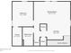 Floor plan showcasing the layout of rooms on the second floor (2-B) at 4533 Burke St, Orlando, FL 32814