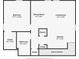 Third-story floor plan includes a bedroom, bathroom, living room, and kitchen at 4533 Burke St, Orlando, FL 32814
