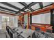 Spacious home theater with a large screen, projector, and comfortable seating arrangement for viewing at 4533 Burke St, Orlando, FL 32814