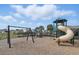 Fun community playground with swings and slides, providing an engaging space for children to play and socialize at 5226 Mahogany Dr, Mount Dora, FL 32757