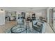 Spacious living room with open floor plan and modern decor at 716 Palm Circle Dr, Port Orange, FL 32127