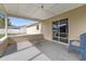 Outdoor covered patio area for relaxing at 741 Maderia Ct, Kissimmee, FL 34758