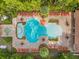 Overhead view of a large pool and lounge area at 8201 Roseville Rd, Davenport, FL 33896