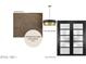 Office features wood flooring, Sherwin Williams Shoji White walls, office lighting fixture, and closet sliding doors at 8517 Karrer Ter, Orlando, FL 32827