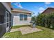 Outdoor kitchen features stainless steel grill at 12137 Dickenson Ln, Orlando, FL 32821