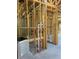 Plumbing within a wood-framed wall, essential to design of modern comfort and convenience at 166 Hammock Preserve Loop, Winter Garden, FL 34787