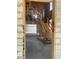 View of framed staircase and open first floor, awaiting completion of interior design and customization at 166 Hammock Preserve Loop, Winter Garden, FL 34787