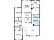 Second floor plan showing owner's bedroom, three additional bedrooms, loft, three baths, and laundry room at 16765 Muskgrass Dr, Winter Garden, FL 34787