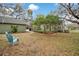 Home exterior featuring a manicured lawn and chairs at 201 W 16Th St, Sanford, FL 32771