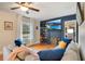 Cozy living room with hardwood floors, natural light and a decorative mantelpiece at 201 W 16Th St, Sanford, FL 32771