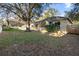 Landscaped backyard featuring a manicured lawn and privacy fencing at 2700 Child St, Ocoee, FL 34761