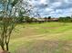 A large grass backyard and view of residential homes at 304 Summer Place Loop, Clermont, FL 34714