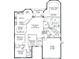 Detailed floor plan showcasing the layout of the home with bedrooms, kitchen, living spaces, and garage at 4963 Rock Rose Loop, Sanford, FL 32771