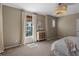 Relaxing primary bedroom with neutral color scheme, carpet, natural light, and custom window treatments at 5189 Fenwood Ln, Orlando, FL 32814