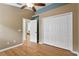 Bedroom featuring closet and views to the living space in the home at 5477 Glen Oak Pl, Sanford, FL 32771