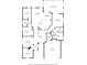 Detailed floor plan illustrating the layout of the home's rooms and dimensions at 5477 Glen Oak Pl, Sanford, FL 32771