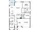 Detailed floorplan showcases the layout of a four bedroom house with a spacious great room and lanai at 804 Pointe Emerson Blvd, Apopka, FL 32703