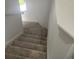 Carpeted stairs going to upper floor at 1004 Travertine Ter, Sanford, FL 32771