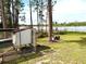 Lake side backyard with custom chicken coop at 2674 Kingsdale Dr, Deltona, FL 32738