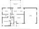 Home floor plan diagram showing layout of rooms, including a screened porch and two baths at 759 Swallow St, Deltona, FL 32725